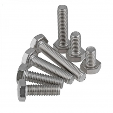 Болт с шестигранной головкой с увеличенным размером под ключ стальной никелированный исп. 1 Ст3 М16х85 мм ГОСТ Р 52644-2006