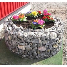 Габион ландшафтный клумба болтовой оцинкованный (Ц) 0,9х0,9х0,9х4х50х50 мм ГОСТ Р 58120-2018