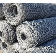 Сетка для габионов оцинкованная (Ц) в рулоне 60х80х2,2 мм ГОСТ Р 51285-99